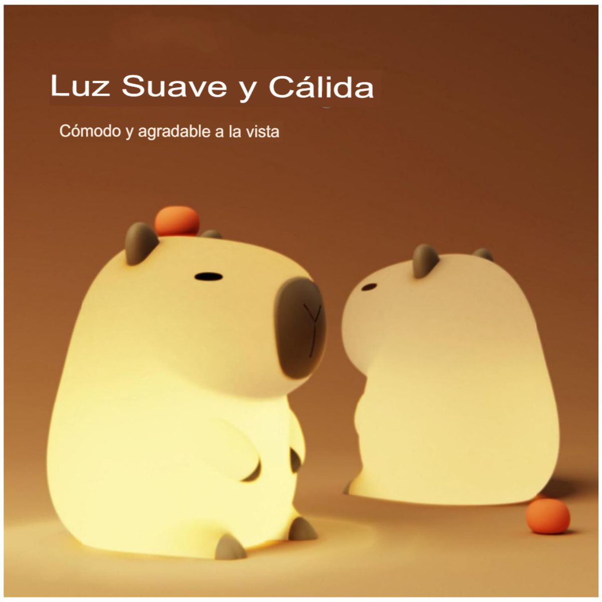 Lampara Capibara Nocturno LED