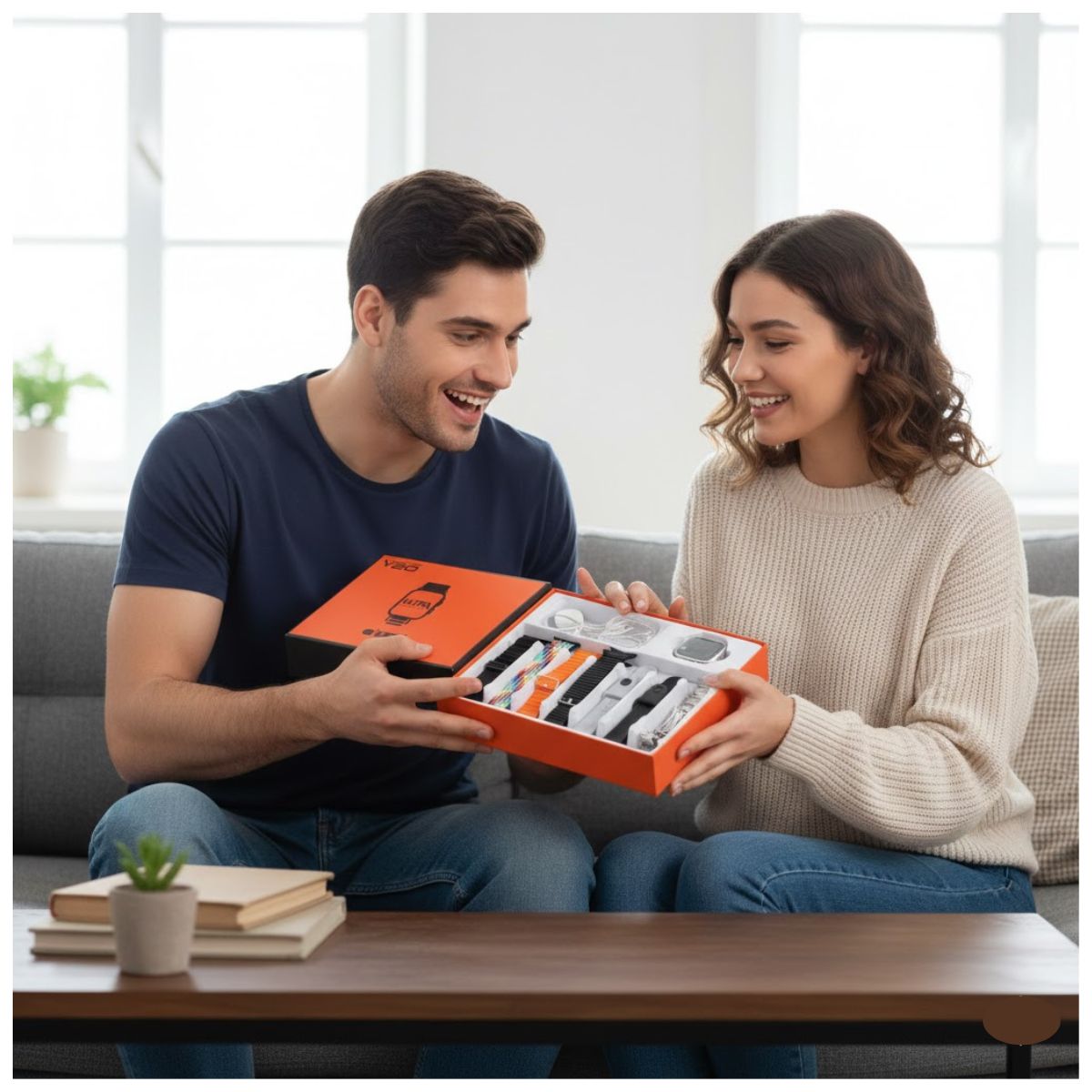 Reloj Smartwatch Y20 + 7 Mallas