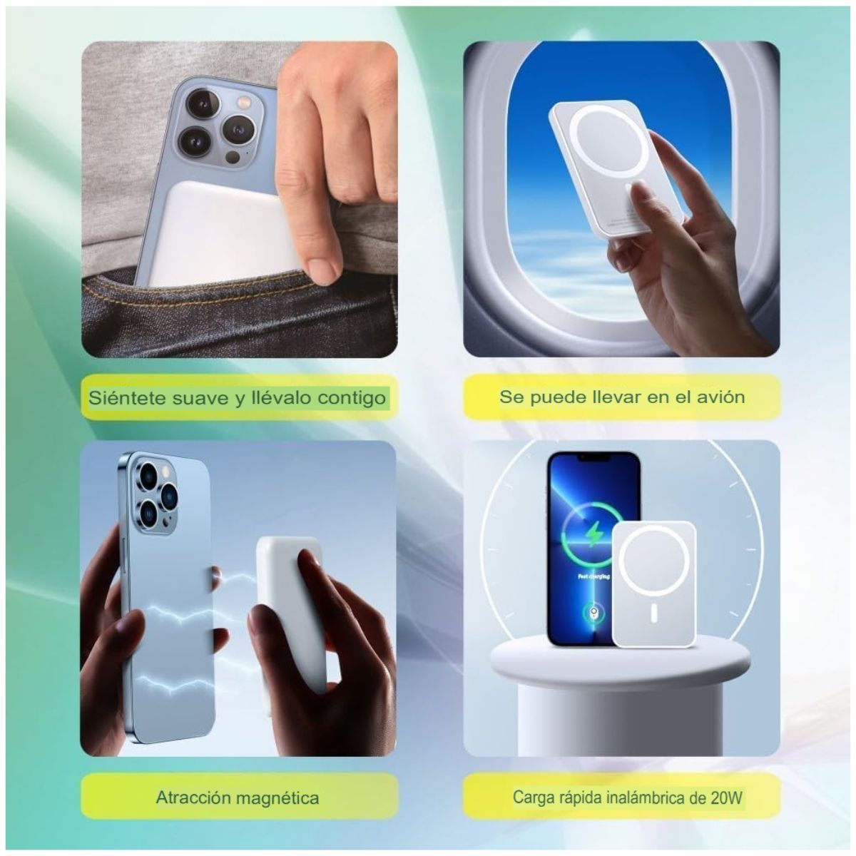 Power Bank Magnético 20000 mAh RPP-65